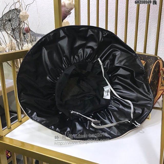 CELINE女士帽子 賽琳褶皺裙邊漁夫帽 CELINE遮陽帽  mm1043
